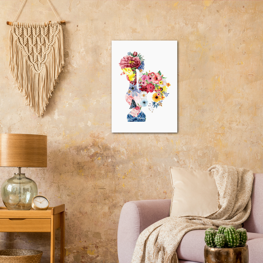 POSTER GALO DE BARCELOS EM FLOR - JARDIM