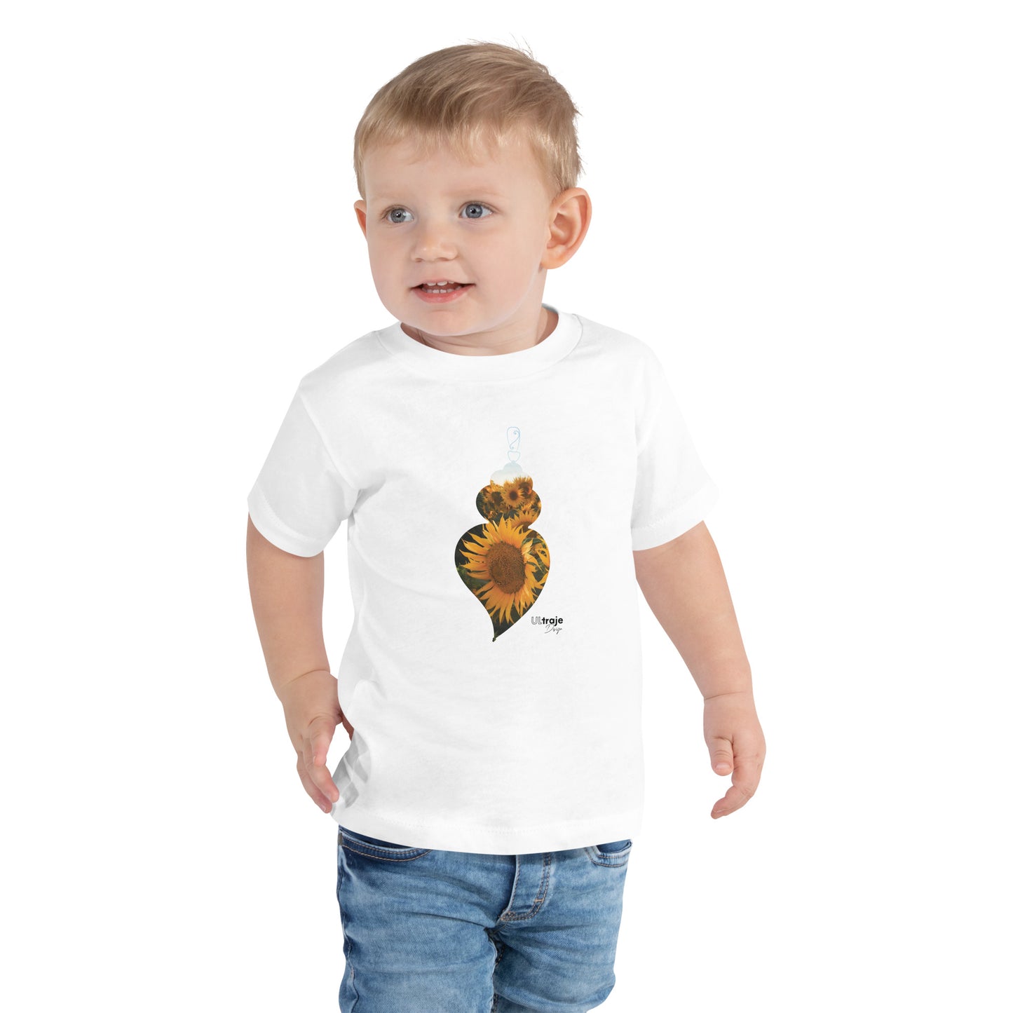 MINI T-SHIRT CORAÇÃO DE VIANA - SUNFLOWERS