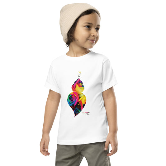 MINI T-SHIRT CORAÇÃO DE VIANA - ROSAS TINGIDAS