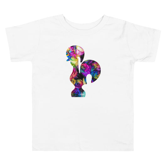 MINI T-SHIRT GALO DE BARCELOS - ROSAS TINGIDAS