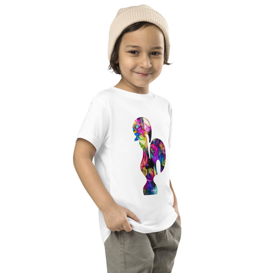 MINI T-SHIRT GALO DE BARCELOS - ROSAS TINGIDAS