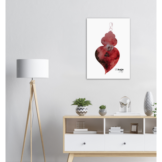 POSTER HEART OF VIANA IN FLOWER - ROSES 