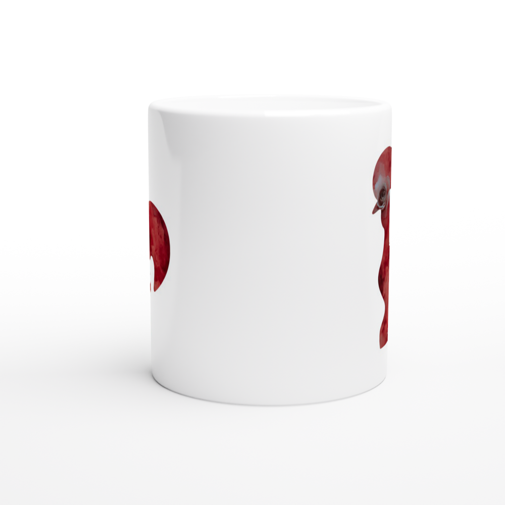 MUG ROOSTER OF BARCELOS IN FLOWER - ROSES