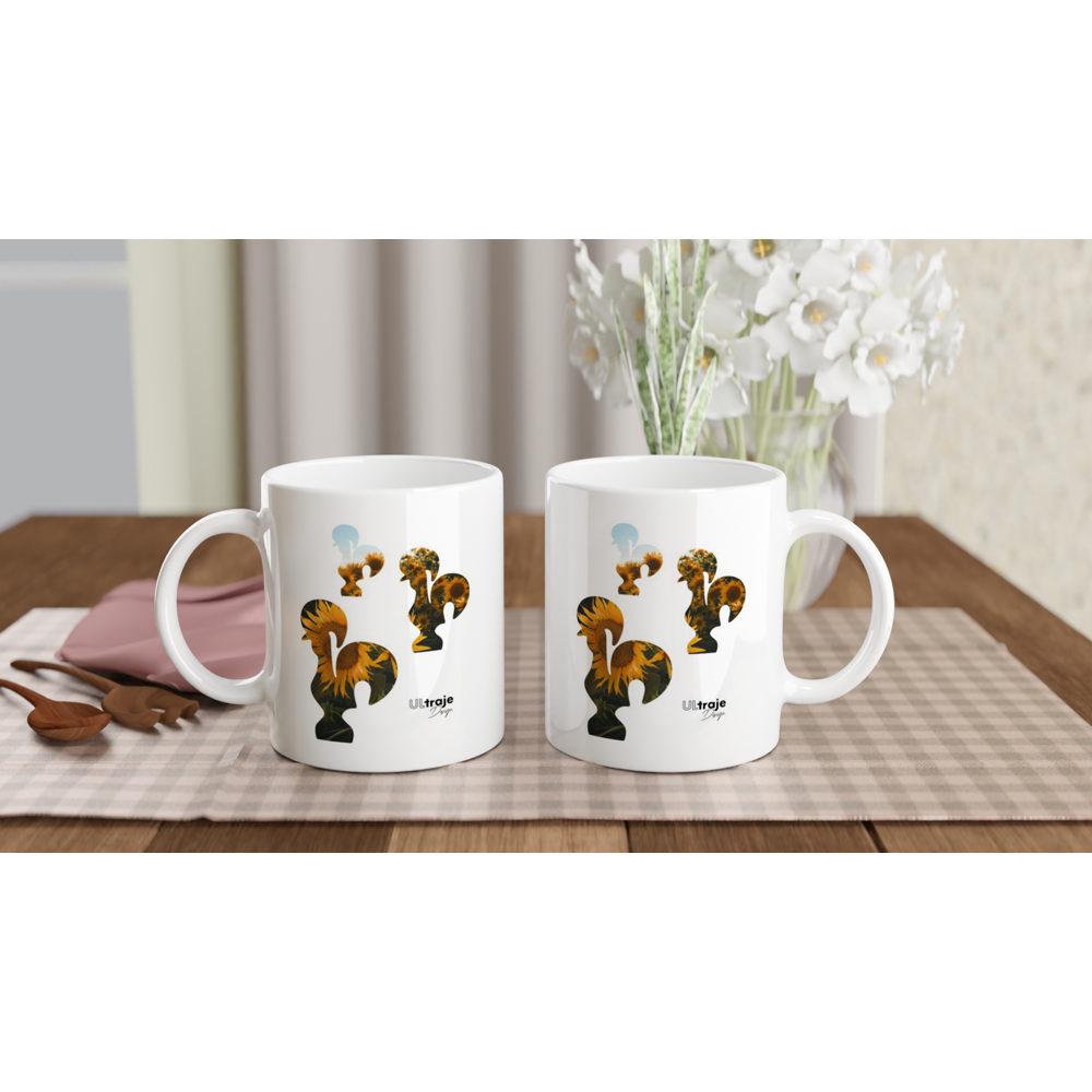 MUG THE 3 ROOSTS OF BARCELOS IN BLOOM - SUNFLOWERS