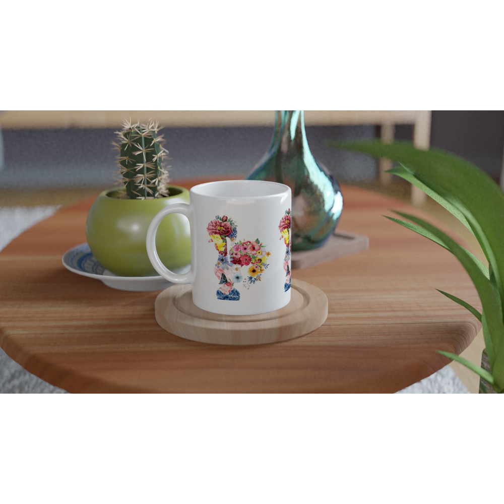 CANECA GALO DE BARCELOS EM FLOR - JARDIM