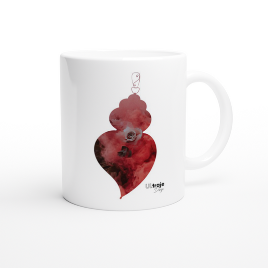 MUG HEART OF VIANA IN FLOWER - ROSES