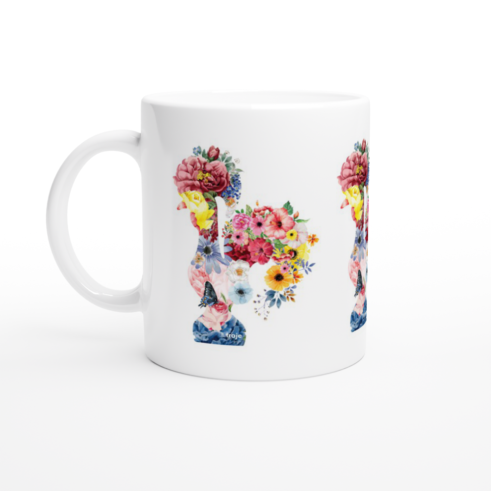 MUG ROOSTER OF BARCELOS IN FLOWER - GARDEN