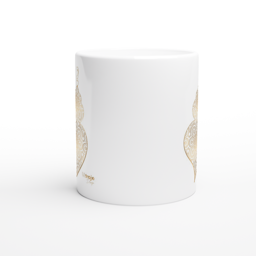 MUG HEART OF VIANA IN FILIGREE - GOLD