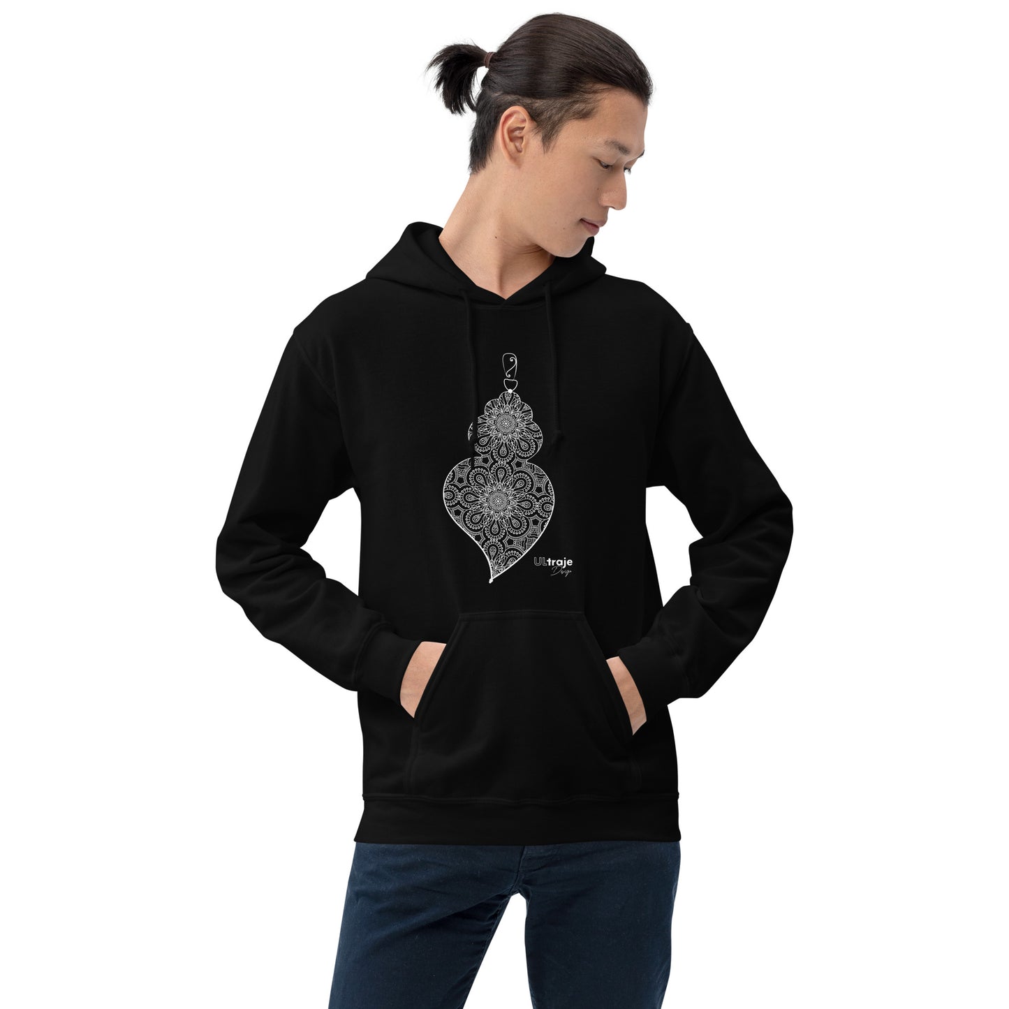 HOODIE CORAÇÃO DE VIANA - WHITE FILIGREE