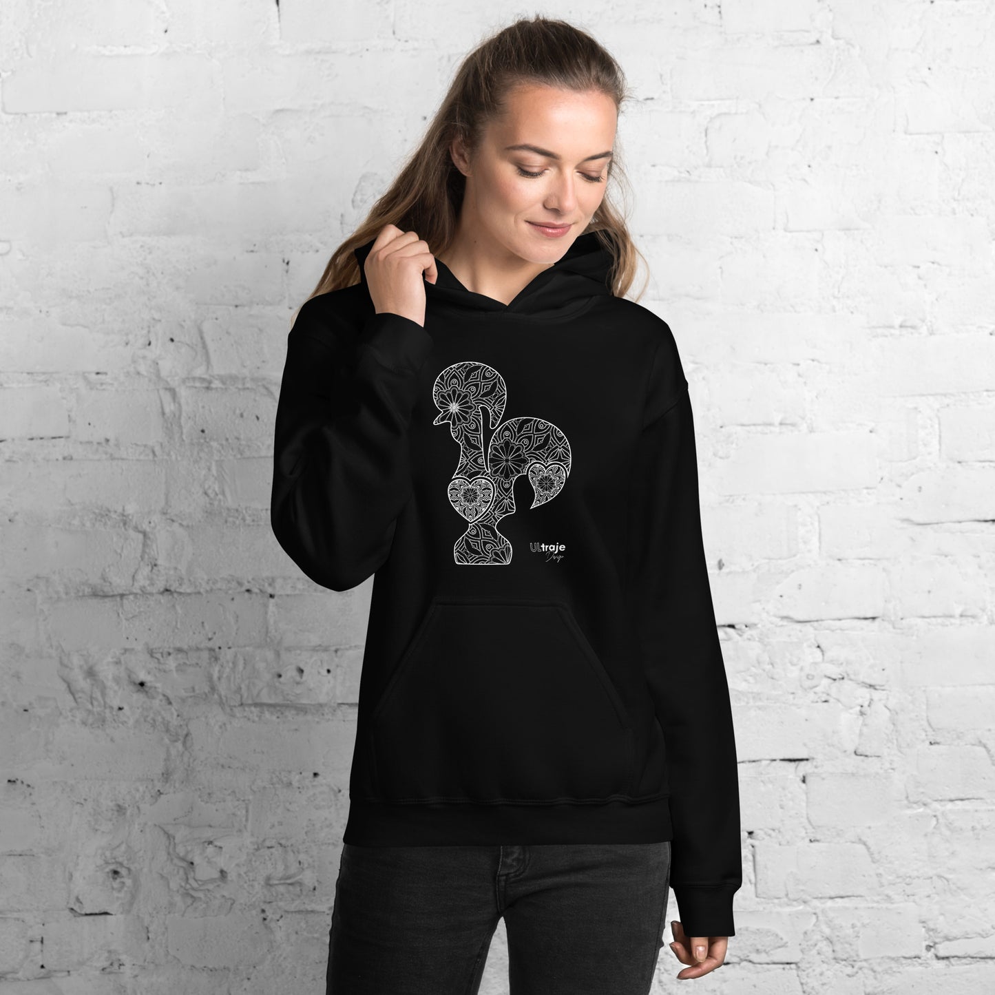 HOODIE GALO DE BARCELOS - FILIGRANA BRANCA