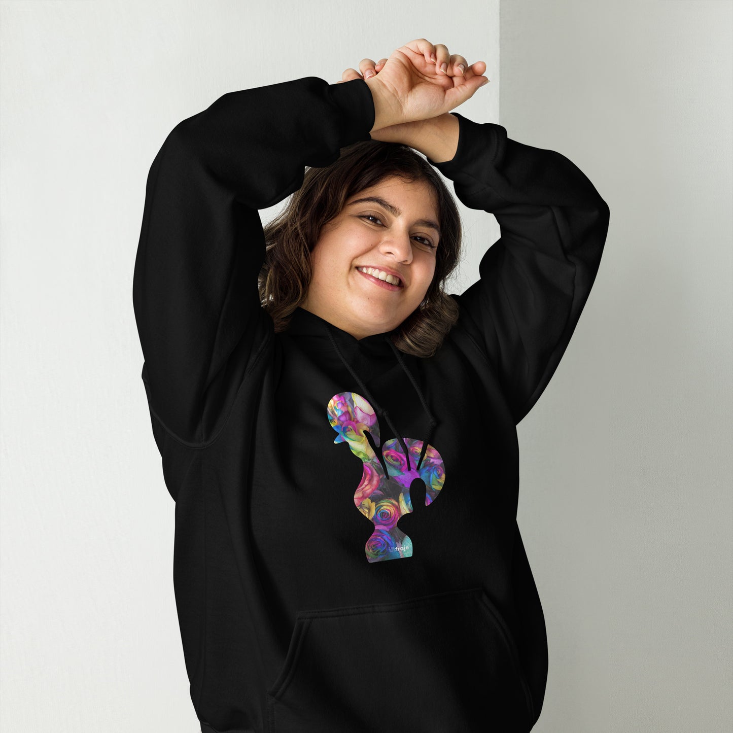 HOODIE GALO DE BARCELOS - ROSAS TINGIDAS