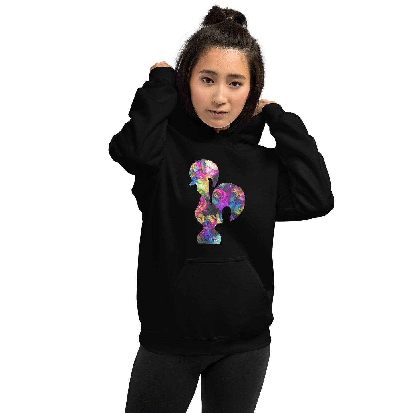 HOODIE GALO DE BARCELOS - ROSAS TINGIDAS