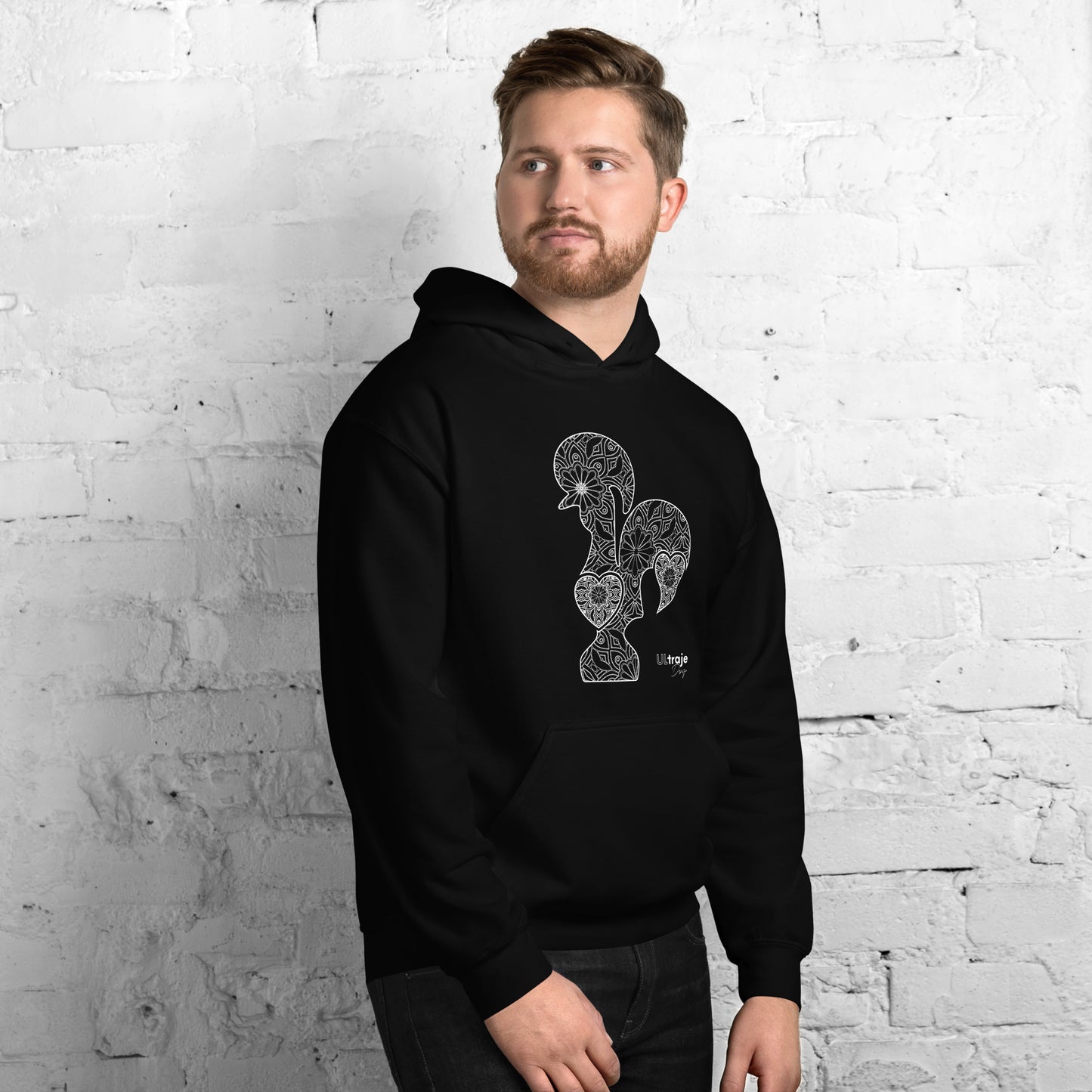 HOODIE GALO DE BARCELOS - FILIGRANA BRANCA