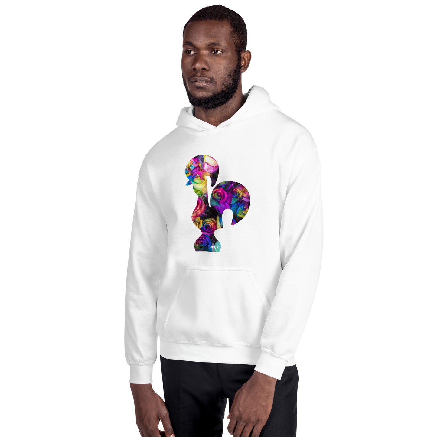 HOODIE GALO DE BARCELOS - ROSAS TINGIDAS