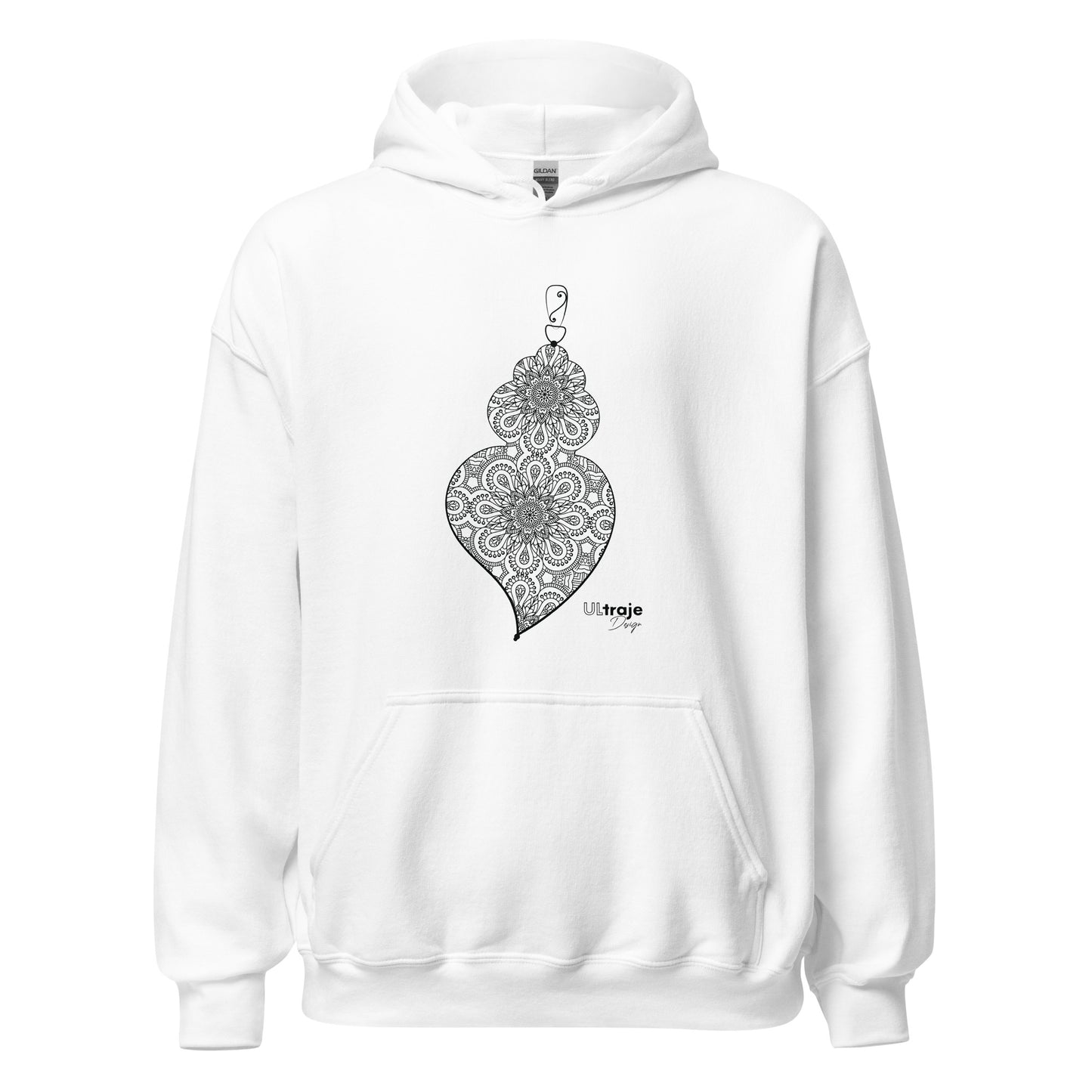 HOODIE CORAÇÃO DE VIANA - BLACK FILIGREE