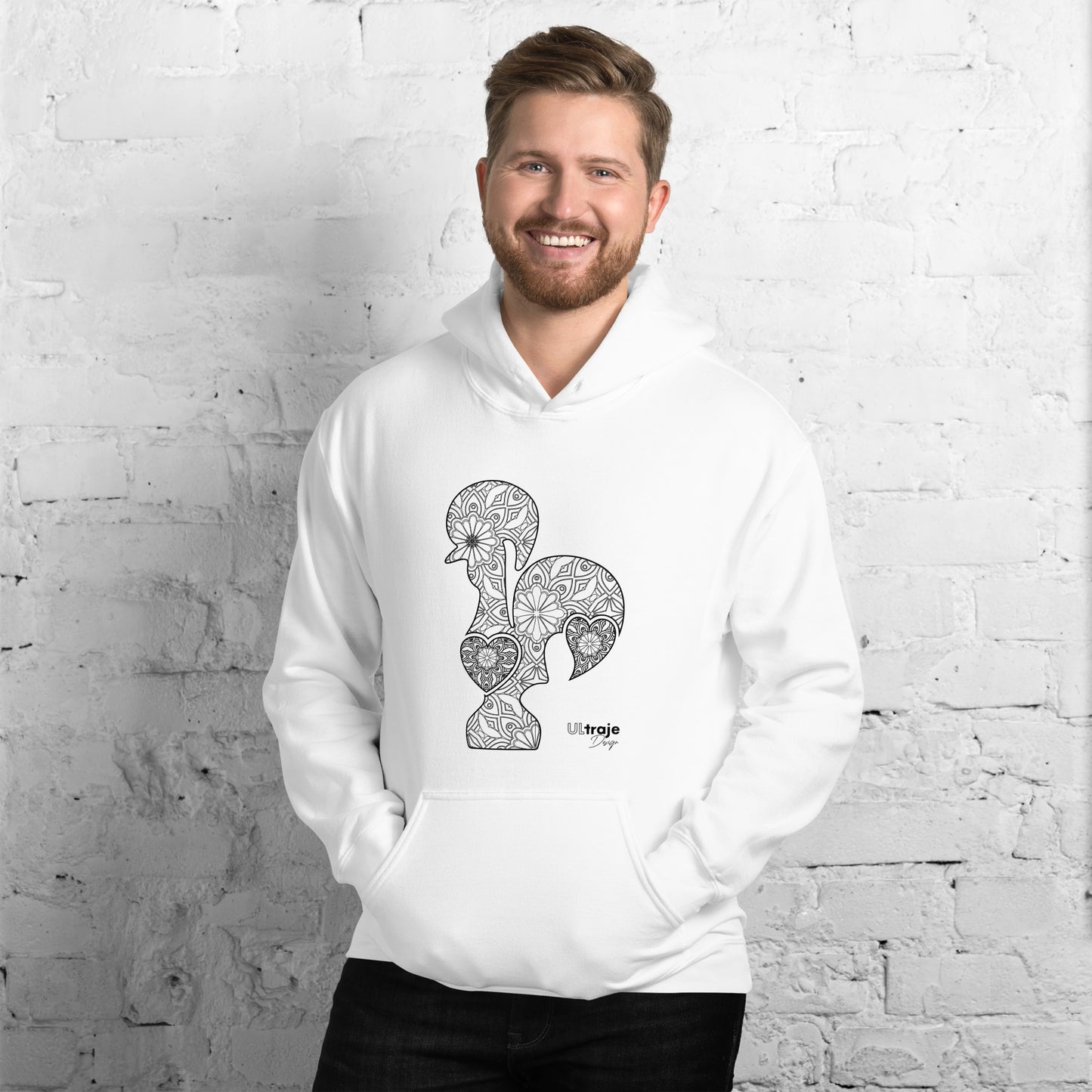 HOODIE GALO DE BARCELOS - FILIGRANA PRETA