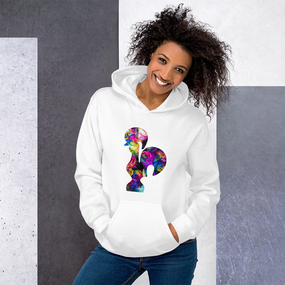 HOODIE GALO DE BARCELOS - ROSAS TINGIDAS