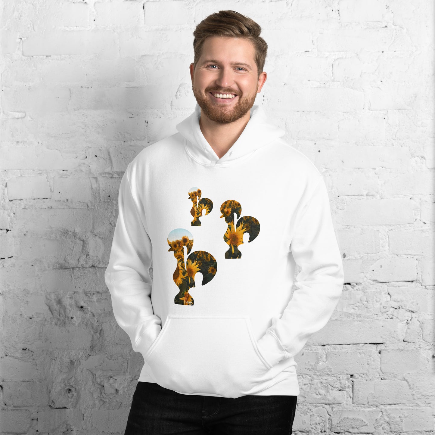 HOODIE GALO DE BARCELOS - 3 GALITOS SUNFLOWERS