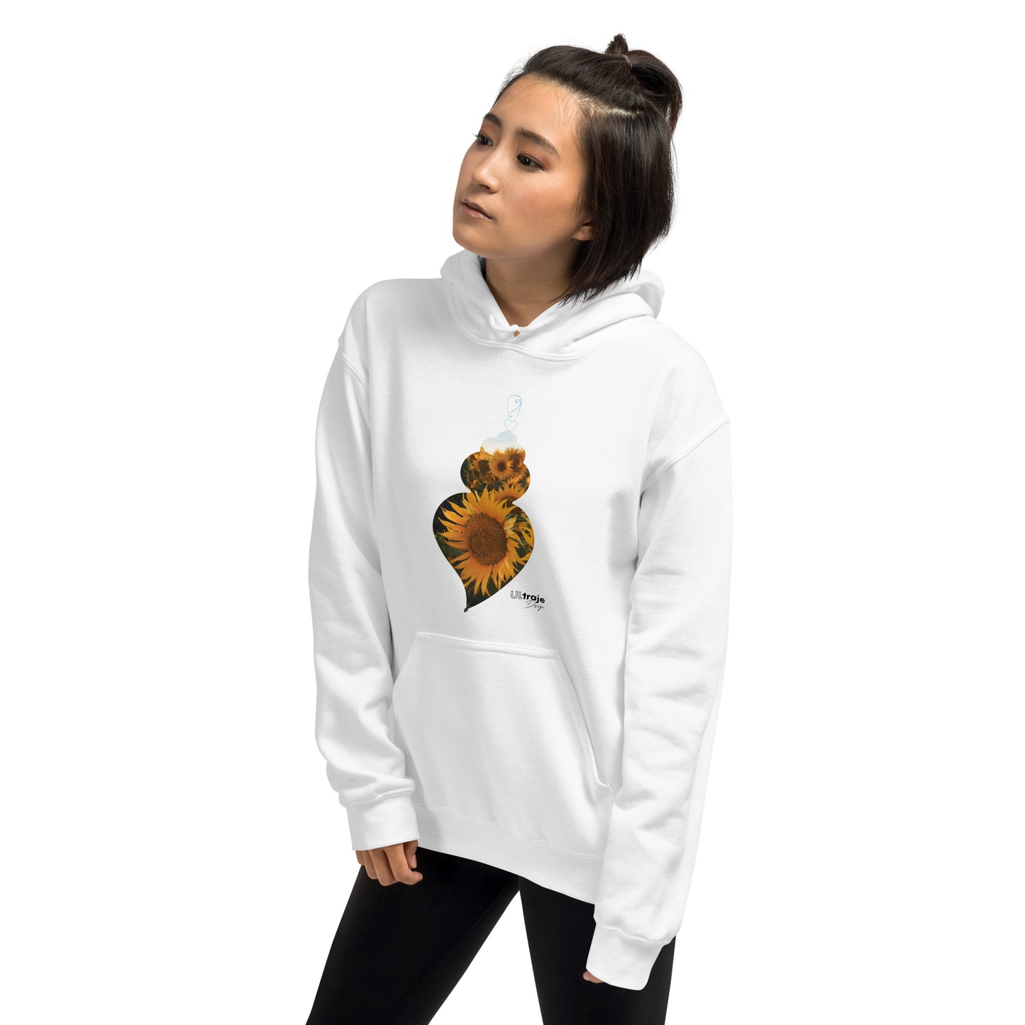 HOODIE HEART OF VIANA - SUNFLOWERS