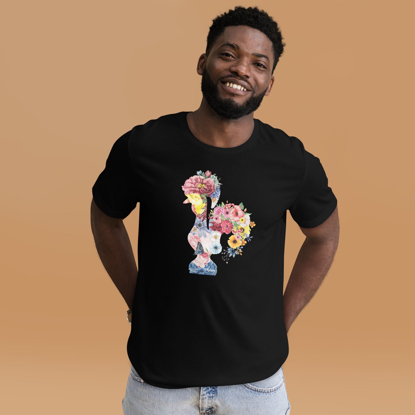 T-SHIRT UNISEXO GALO DE BARCELOS - FLORES