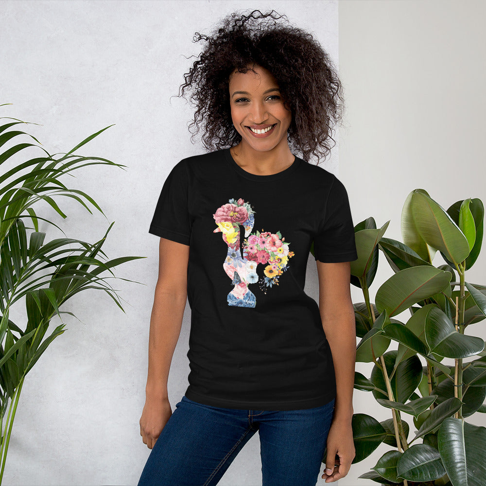 T-SHIRT UNISEXO GALO DE BARCELOS - FLORES