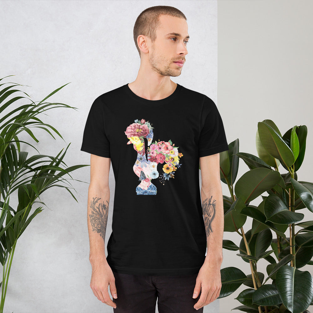 T-SHIRT UNISEXO GALO DE BARCELOS - FLORES