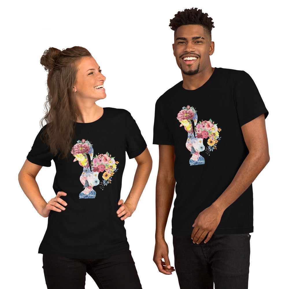 T-SHIRT UNISEXO GALO DE BARCELOS - FLORES