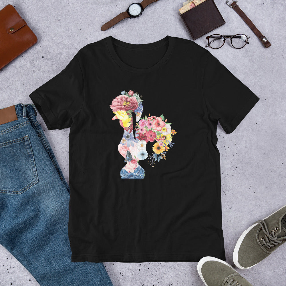 T-SHIRT UNISEXO GALO DE BARCELOS - FLORES