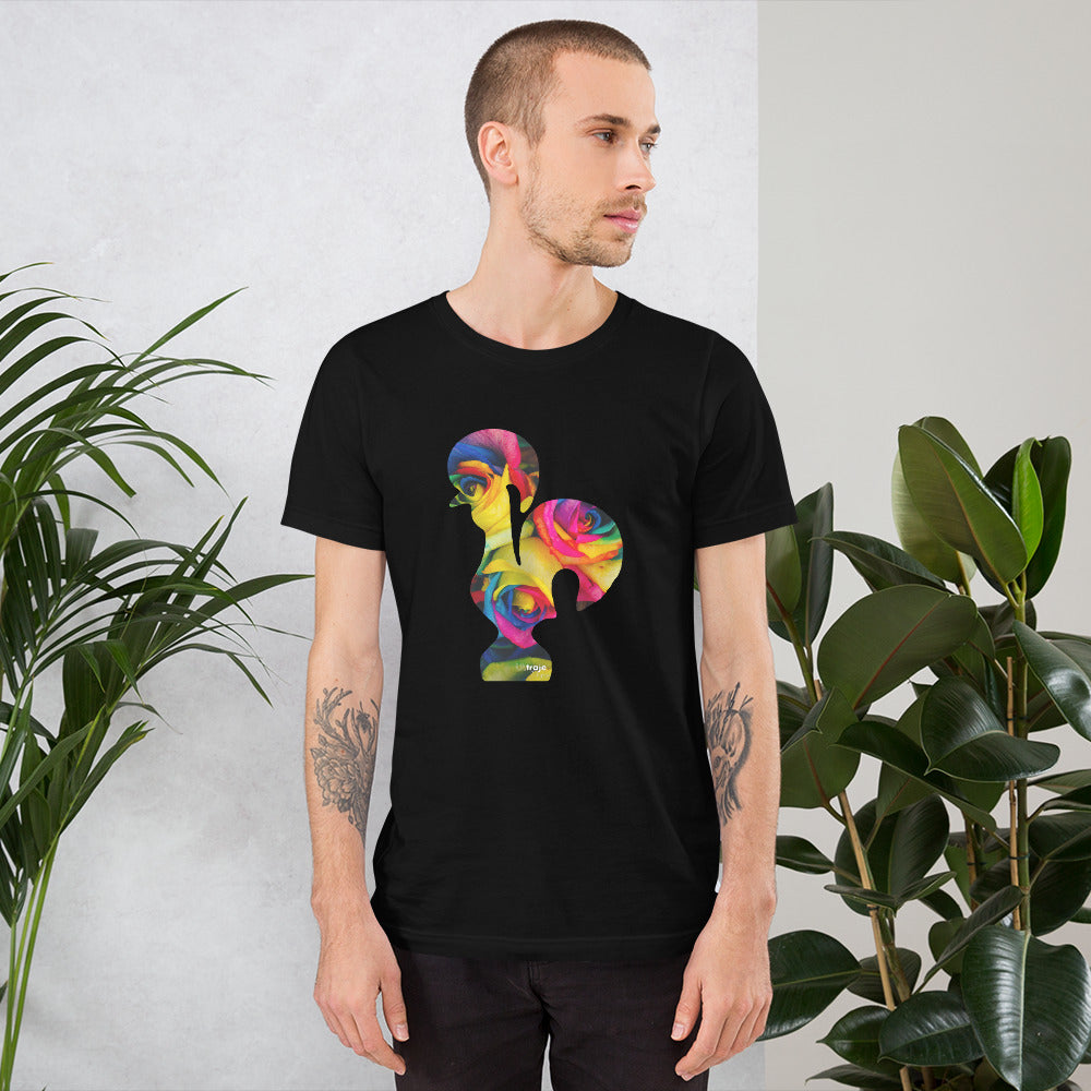 T-SHIRT UNISEXO GALO DE BARCELOS - ROSAS