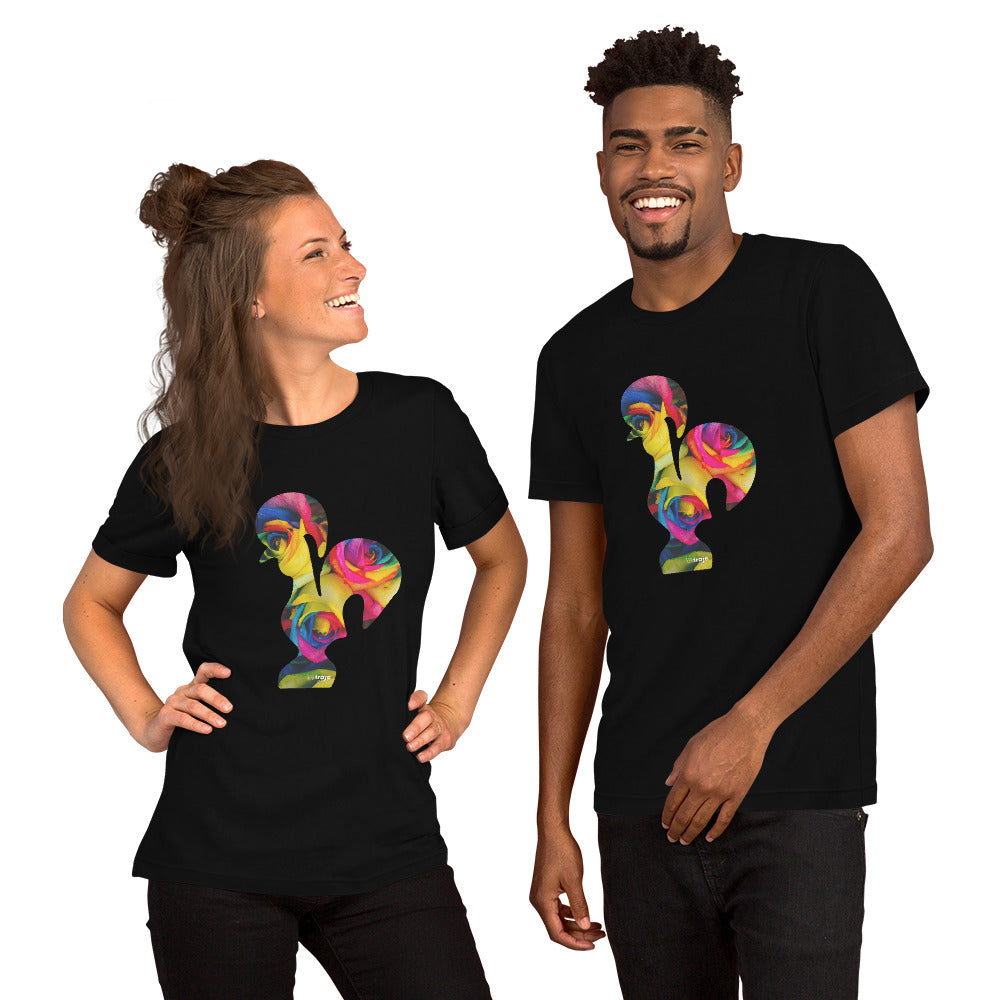 T-SHIRT UNISEXO GALO DE BARCELOS - ROSAS