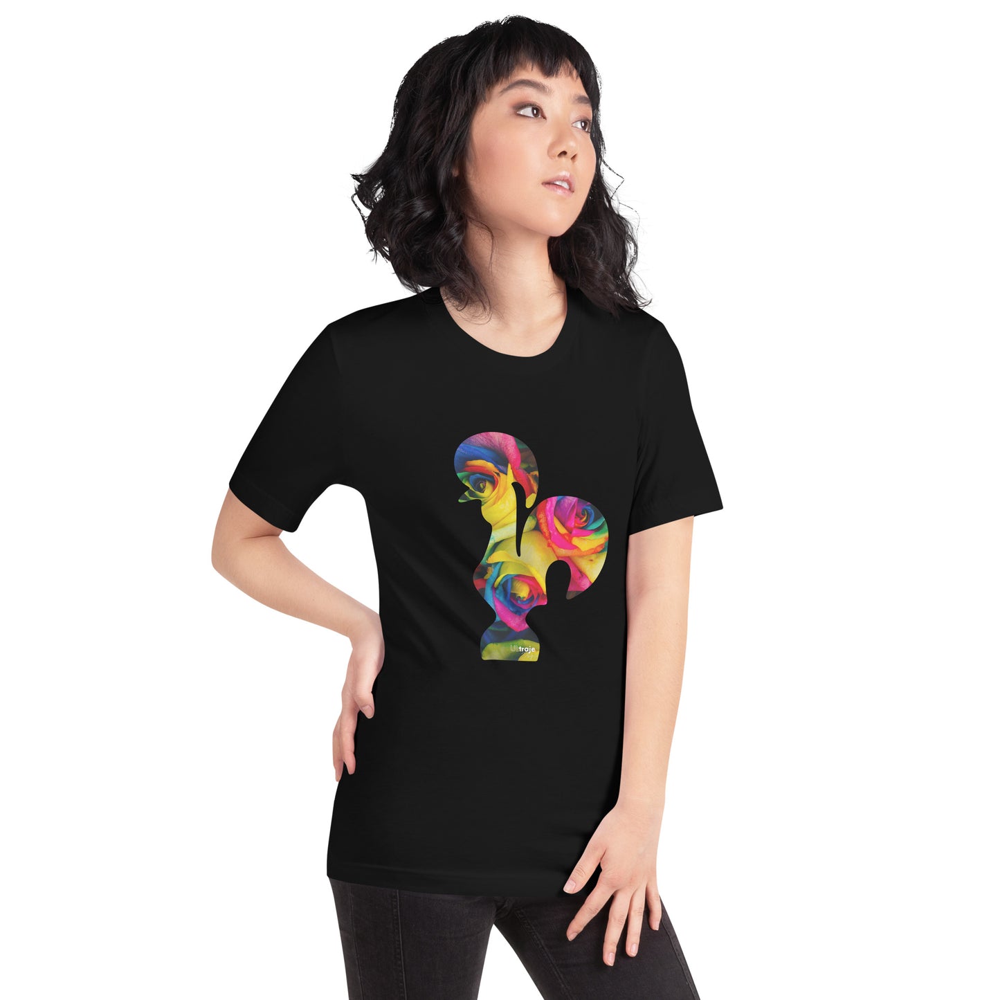 T-SHIRT UNISEXO GALO DE BARCELOS - ROSAS