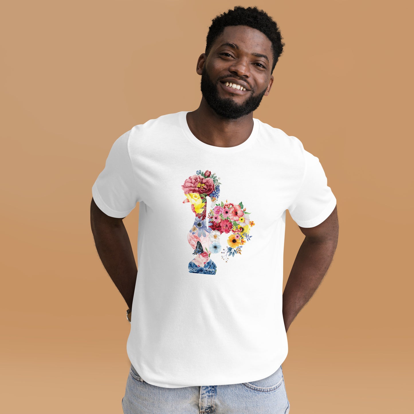 T-SHIRT UNISEXO GALO DE BARCELOS - FLORES