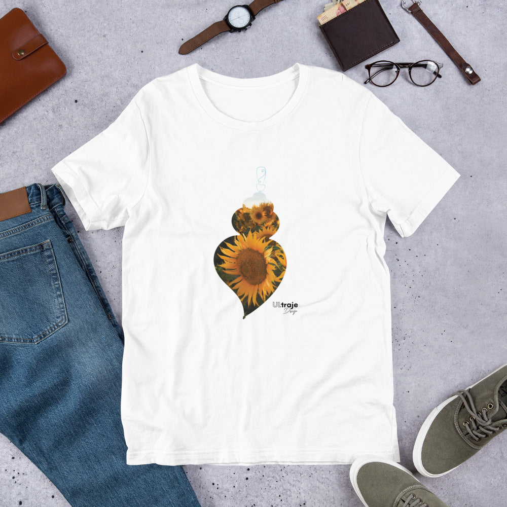 T-SHIRT UNISEXO CORAÇÃO DE VIANA - SUNFLOWERS