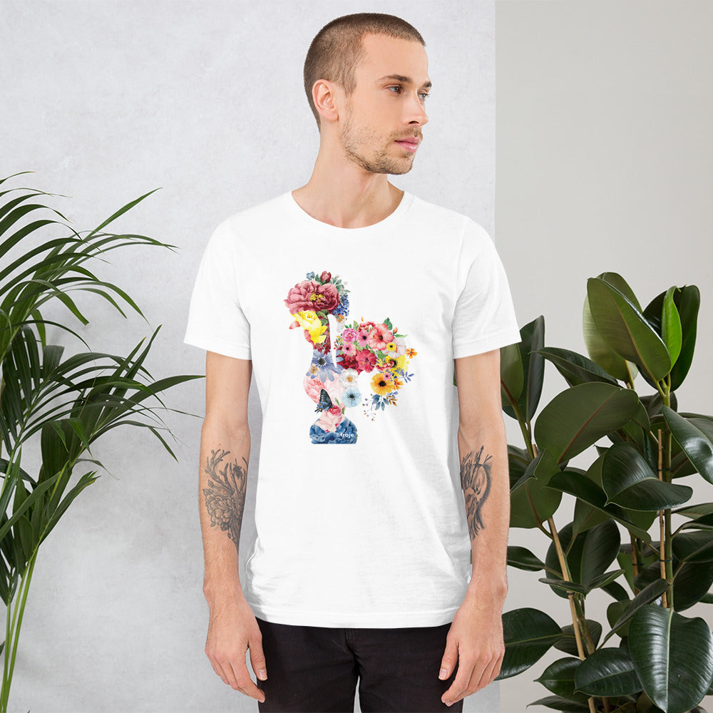 T-SHIRT UNISEXO GALO DE BARCELOS - FLORES