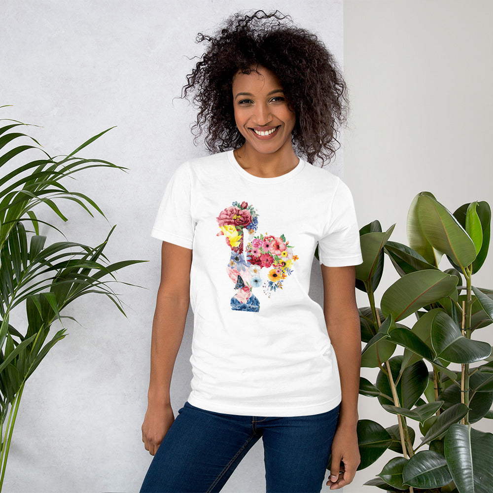 T-SHIRT UNISEXO GALO DE BARCELOS - FLORES