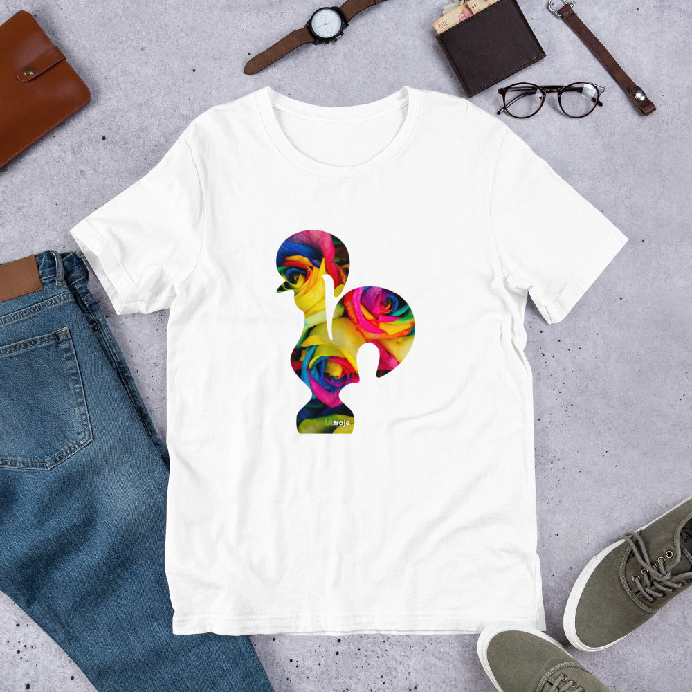 T-SHIRT UNISEXO GALO DE BARCELOS - ROSAS