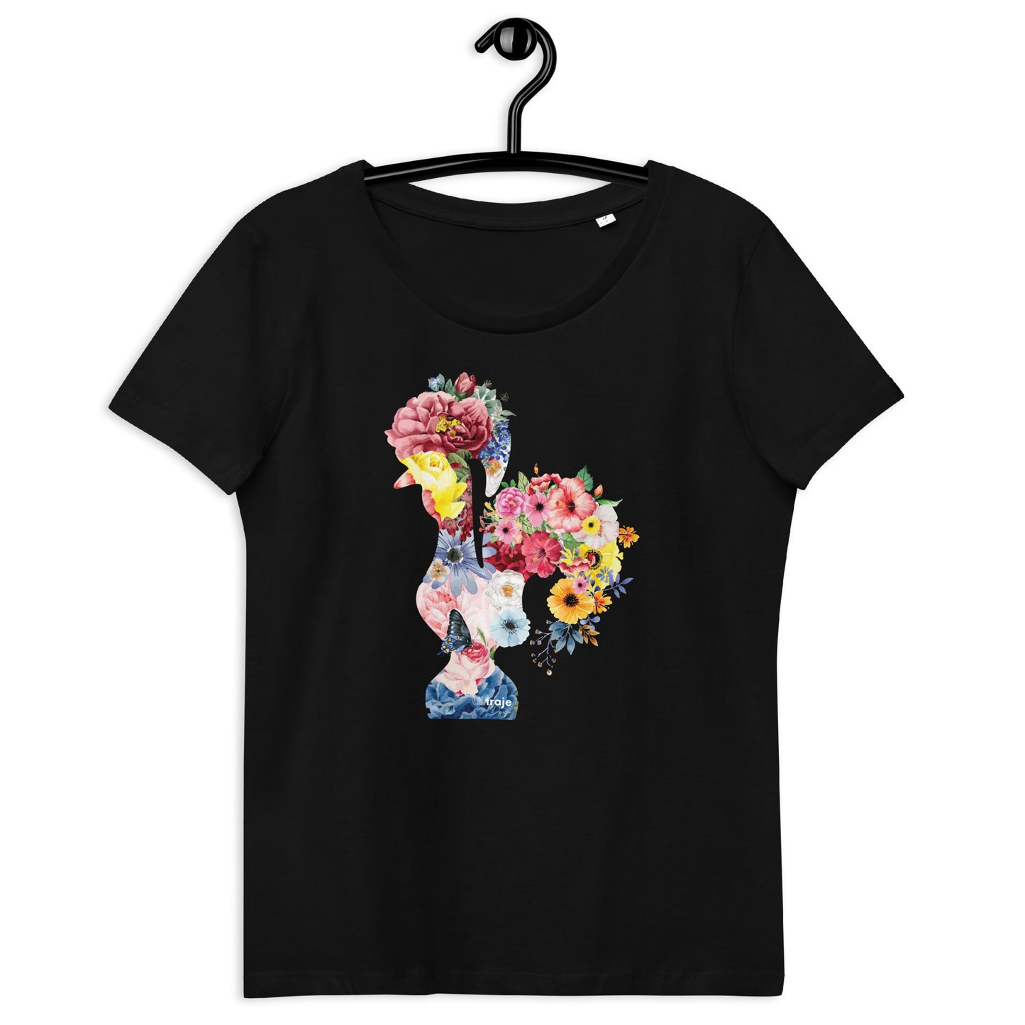 T-SHIRT FEMININA GALO DE BARCELOS - FLORES