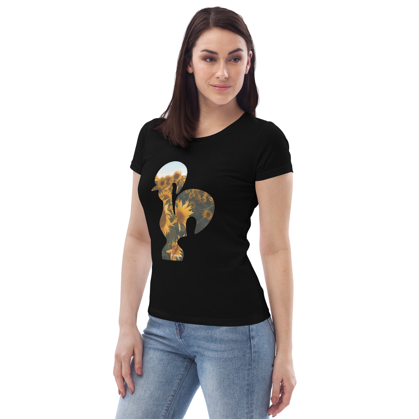 T-SHIRT FEMININA GALO DE BARCELOS - SUNFLOWERS