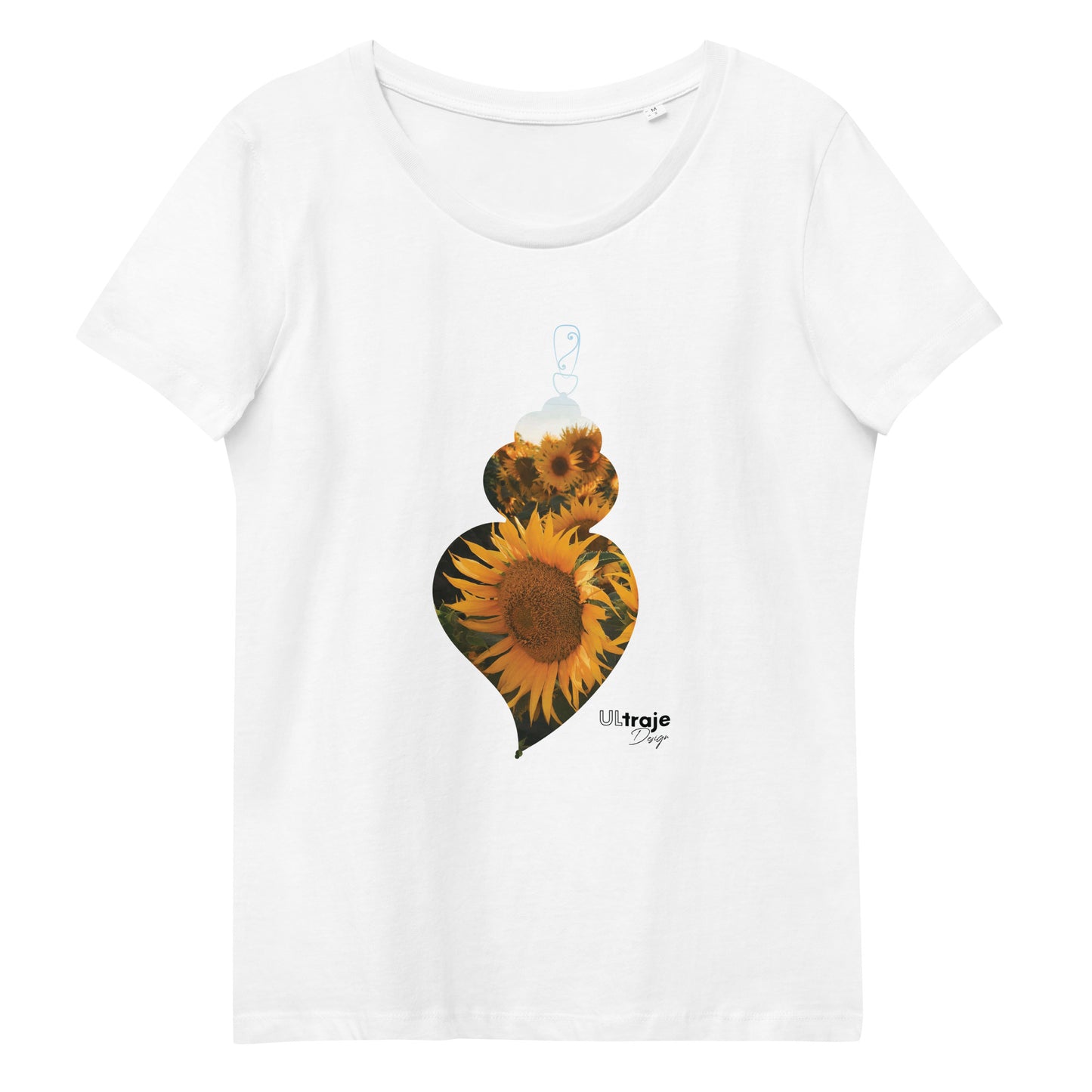 T-SHIRT FEMININA CORAÇÃO DE VIANA - SUNFLOWERS