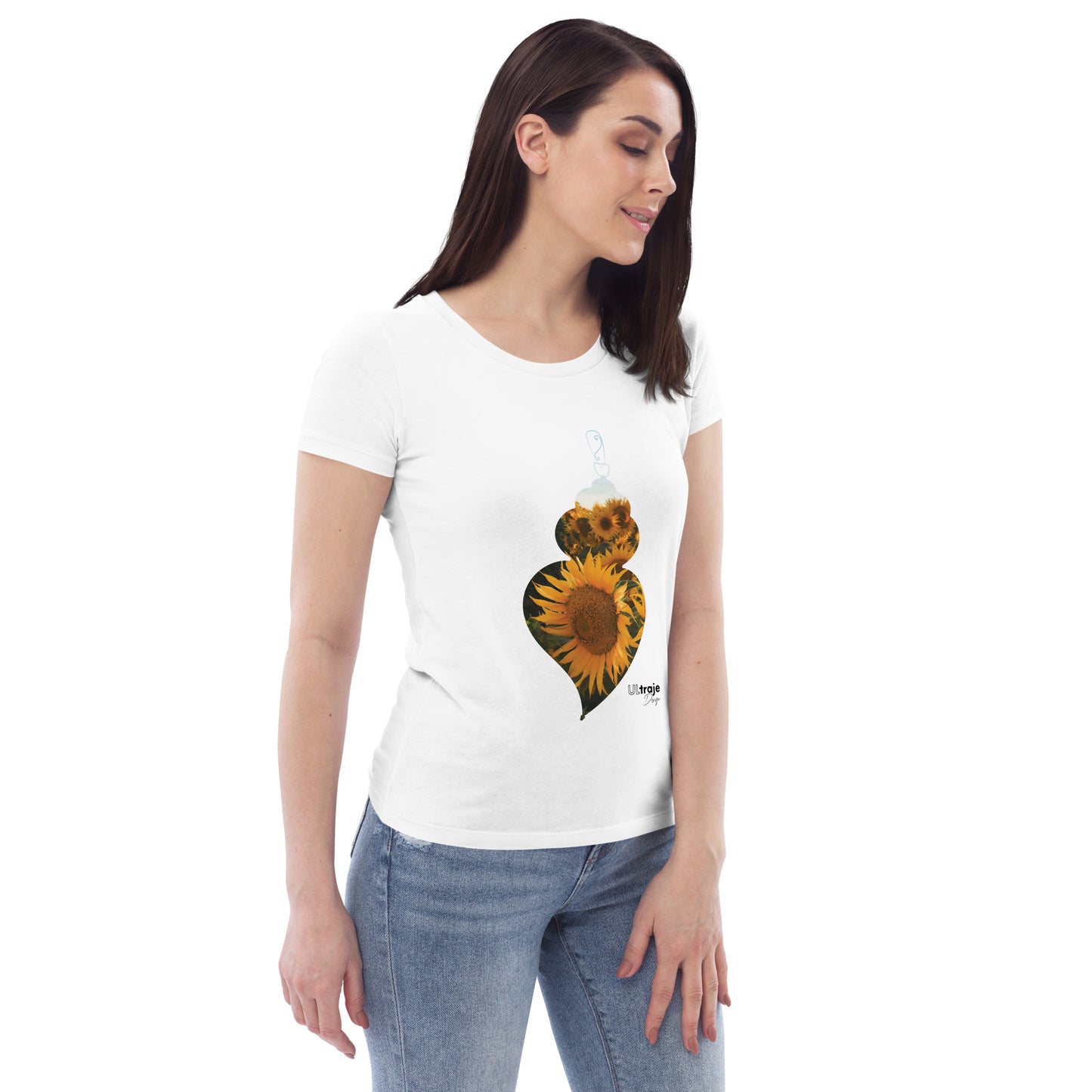 T-SHIRT FEMININA CORAÇÃO DE VIANA - SUNFLOWERS